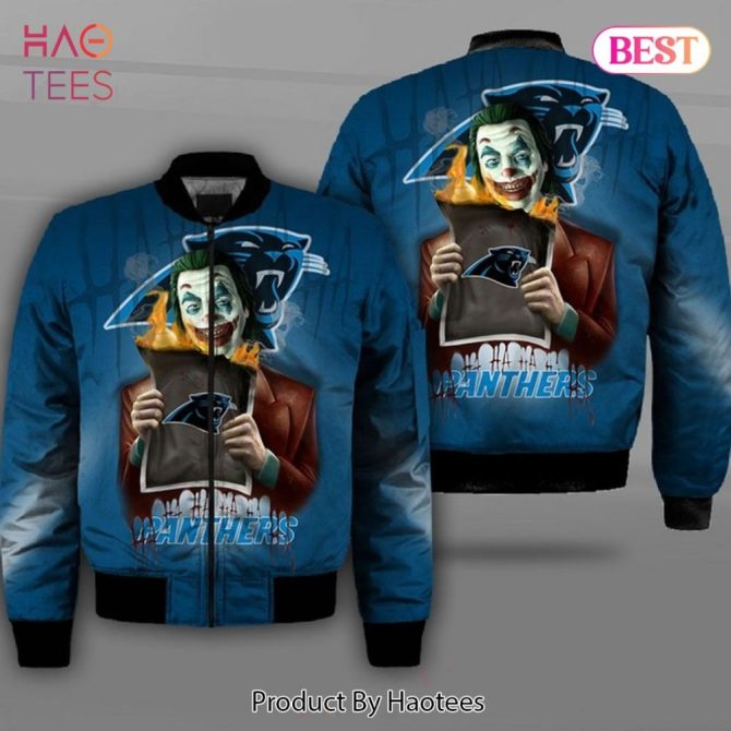 Stylish Carolina Panthers Nfl Bomber Jacket - Unisex Fan Gear By Haotees - Image 6