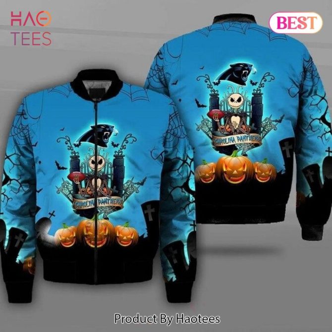 Stylish Carolina Panthers Nfl Bomber Jacket - Unisex Fan Gear By Haotees - Image 7