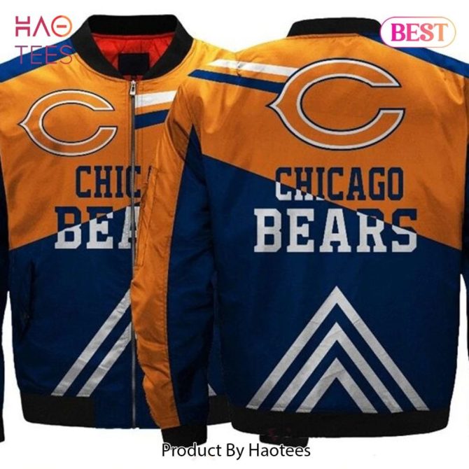 Chicago Bears Men’S Bomber Jacket - Stylish Nfl Fan Gear For Game Day
