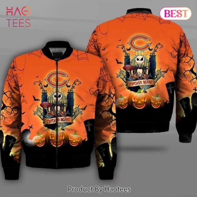 Chicago Bears Men’S Bomber Jacket - Stylish Nfl Fan Gear For Game Day - Image 3