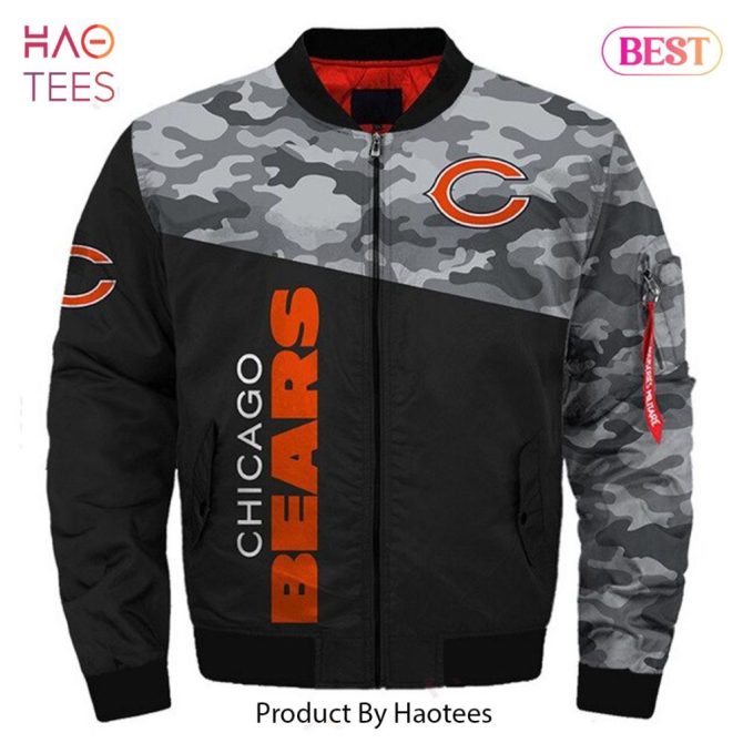 Chicago Bears Men’S Bomber Jacket - Stylish Nfl Fan Gear For Game Day - Image 5