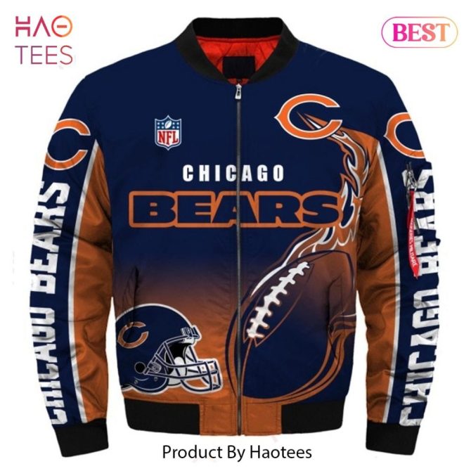 Chicago Bears Men’S Bomber Jacket - Stylish Nfl Fan Gear For Game Day - Image 6