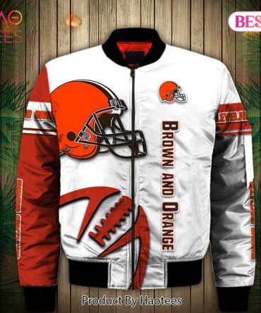 Stylish Cleveland Football Bomber Jacket - Perfect Gift For Fans!