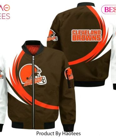 Stylish Cleveland Browns Bomber Jacket - Official Team Apparel For Fans