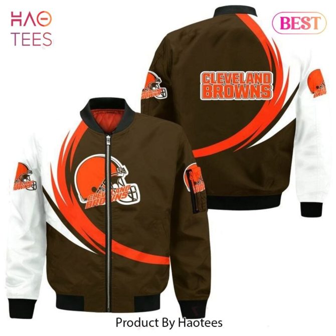 Stylish Cleveland Browns Bomber Jacket - Official Team Apparel For Fans
