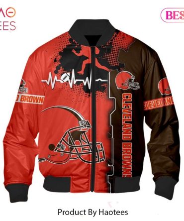 Stylish Cleveland Browns Bomber Jacket - Perfect Gift For Nfl Fans!