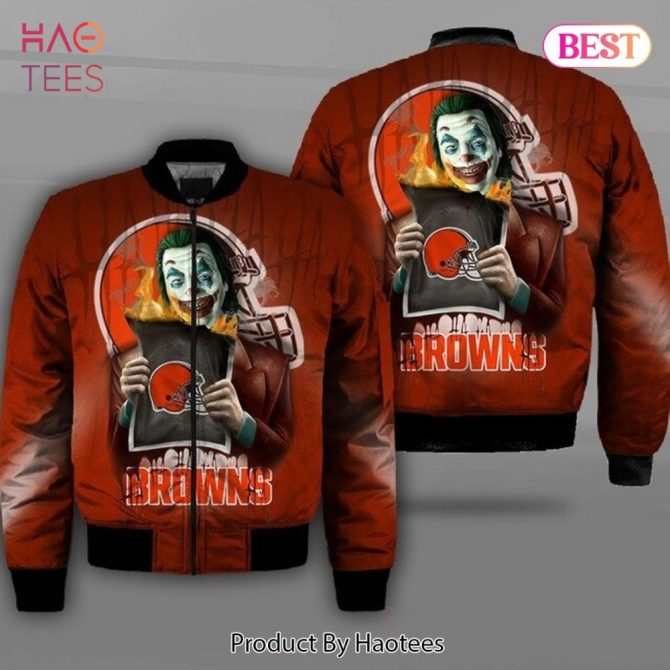 Limited Edition Cleveland Browns Bomber Jacket - Nfl Fan Gear By Haotees - Image 5