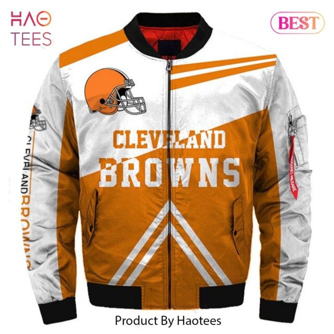 Limited Edition Cleveland Browns Bomber Jacket - Nfl Fan Gear By Haotees - Image 7