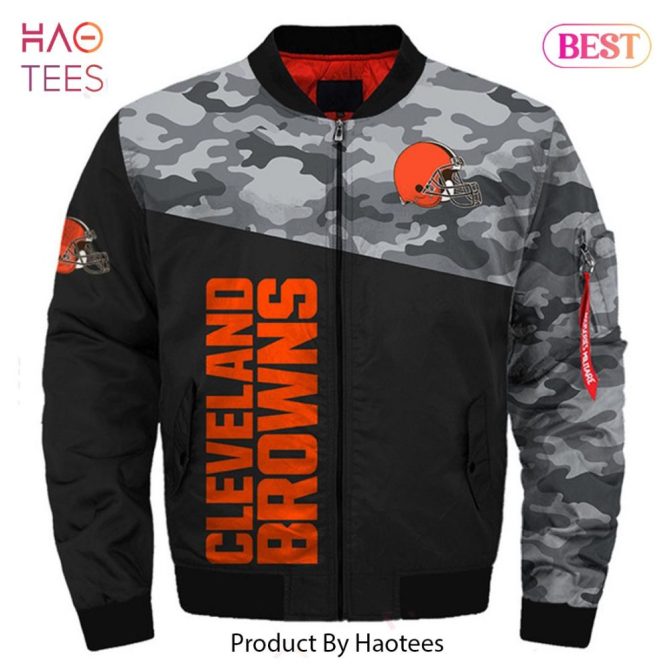 Limited Edition Cleveland Browns Bomber Jacket - Nfl Fan Gear By Haotees - Image 8