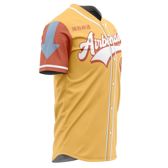 Custom Airbenders Baseball Jersey - Personalized Unisex Sports Shirt , Anime-Inspired Design - Image 4