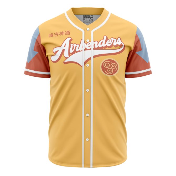 Custom Airbenders Baseball Jersey - Personalized Unisex Sports Shirt , Anime-Inspired Design - Image 2