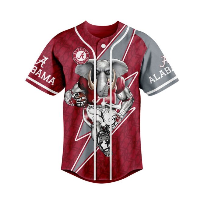 Die-Hard Alabama Fan Jersey – Bold Crimson Tide Spirit Wear For True Supporters - Image 2