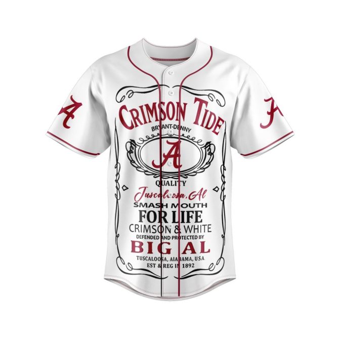 Alabama Crimson Tide Fan Jersey - Bold Design, Perfect For Every Game Day! - Image 2