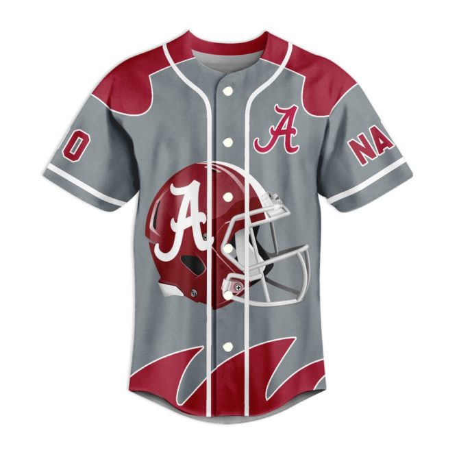 Customizable Alabama Crimson Tide Fan Jersey - Show Your Team Spirit! - Image 2