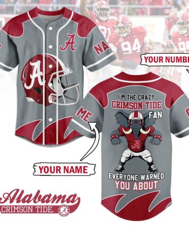 Customizable Alabama Crimson Tide Fan Jersey - Show Your Team Spirit!
