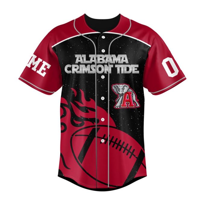 Custom Alabama Crimson Tide Jersey - Personalized Name & Number - Star Wars Inspired Design - Image 2