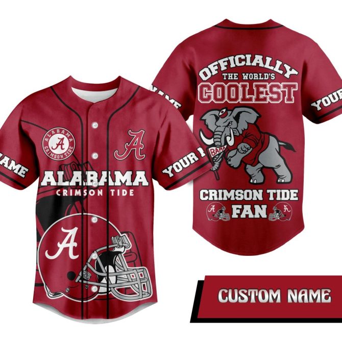 Custom Alabama Crimson Tide Jersey – Show Your Team Spirit With Personalized Fan Gear!
