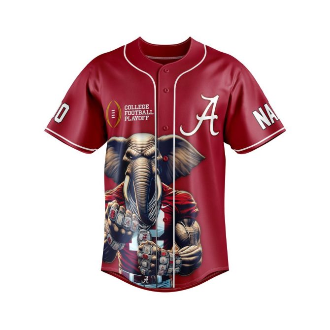 Custom Alabama Rose Bowl Jersey - Personalized Name & Number - Limited Edition 2024 - Image 2