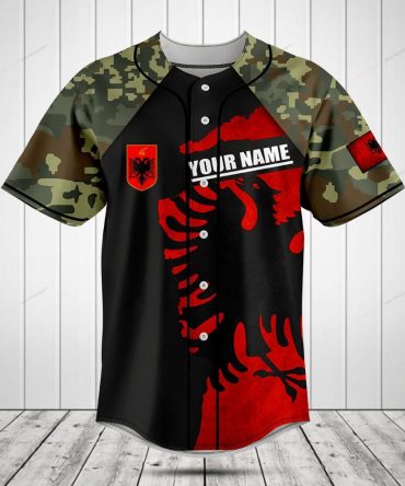 Customizable Camouflage Baseball Jersey - Personalize Your Style!