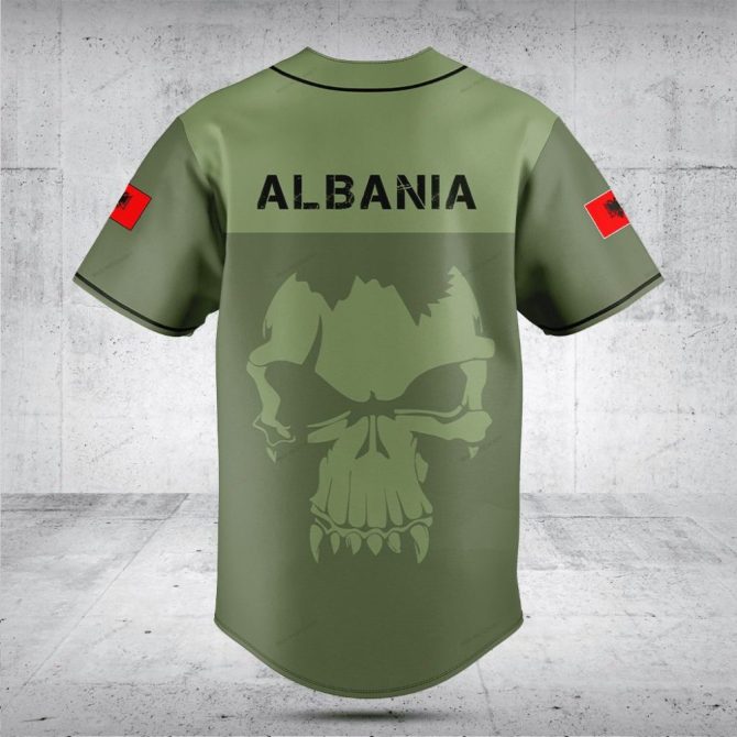 Customizable Albanian Eagle Baseball Jersey - Personalize Your Style Today! - Image 2