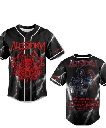 Alestorm Pirate Baseball Jersey - Beer & Rum Lover'S Custom Shirt