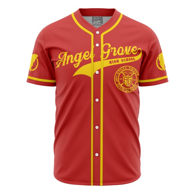 Customize Your Angel Grove High School Baseball Jersey - Personalized Name & Number - Perfect Gift! - Image 2