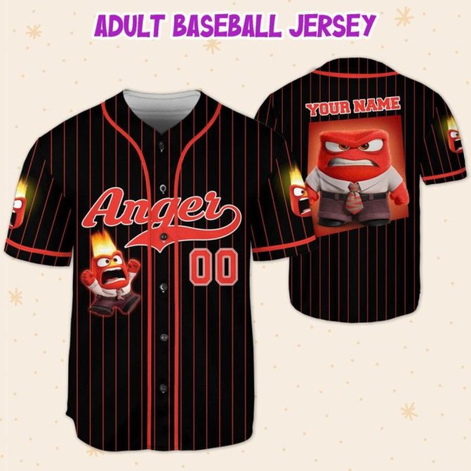 Customizable Kid/Youth/Adult Baseball Jersey – Add Your Name, Fun Design, Perfect Gift! - Image 6