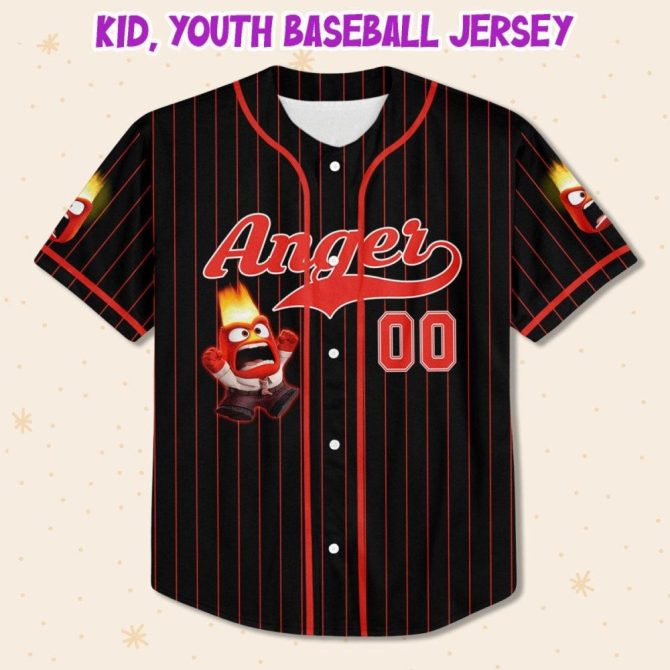 Customizable Kid/Youth/Adult Baseball Jersey – Add Your Name, Fun Design, Perfect Gift! - Image 3