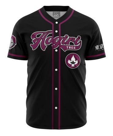 Anime-Inspired Black Baseball Jersey - Stylish & Comfortable Sportswear For Fans