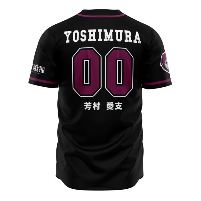 Anime-Inspired Black Baseball Jersey - Stylish & Comfortable Sportswear For Fans - Image 3