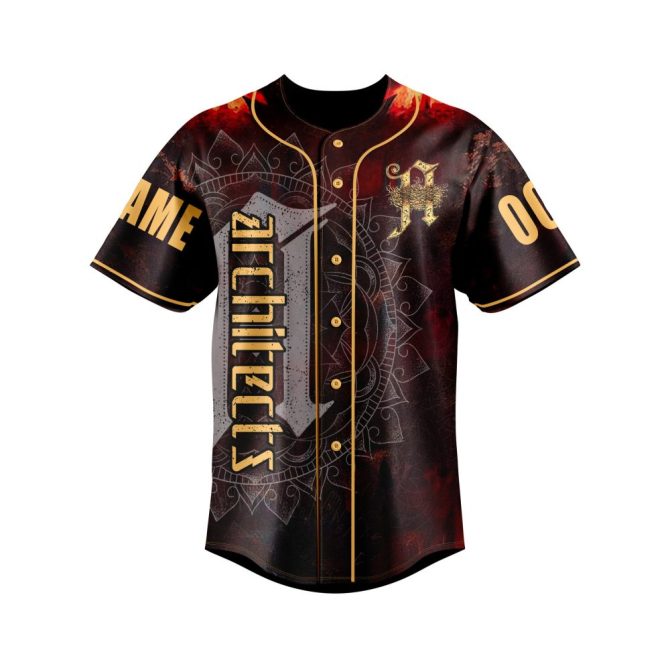 Customizable Architects Baseball Jersey - Unique Design & Personalization Available - Image 3