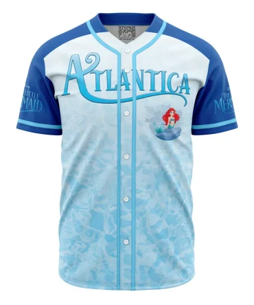 Little Mermaid Atlantica Baseball Jersey – Ariel Fans' Dream Wear!