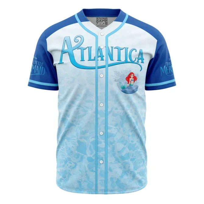 Little Mermaid Atlantica Baseball Jersey – Ariel Fans' Dream Wear!