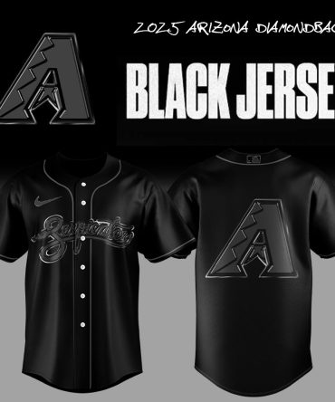 2025 Arizona Diamondbacks Black Jersey - Authentic Team Gear, Stylish Design, Limited Edition