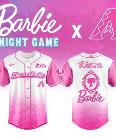 Limited Edition Barbie X Diamondbacks Jersey - Pink Night Game Special