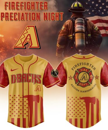Limited Edition Firefighter Appreciation Jersey - Arizona Dbacks Tribute Gear