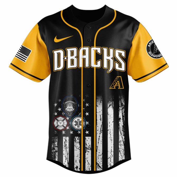 Arizona D-Backs First Responder Night Jersey - Limited Edition Tribute Gear - Image 2