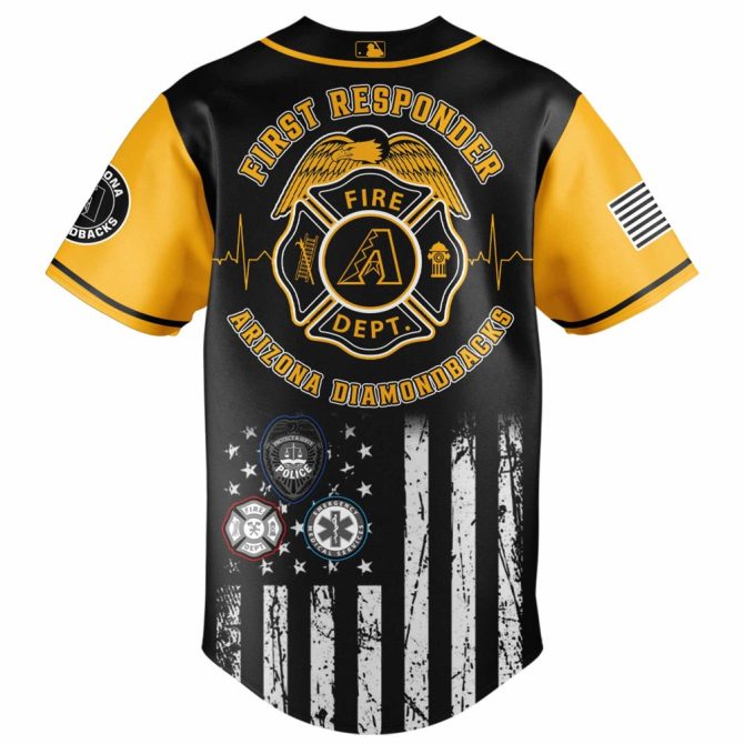 Arizona D-Backs First Responder Night Jersey - Limited Edition Tribute Gear - Image 3