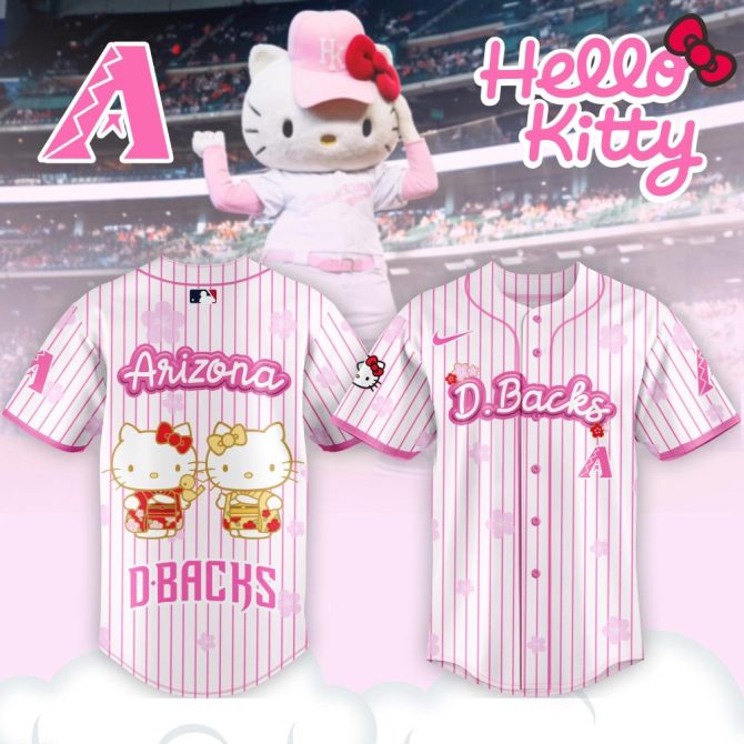 Hello Kitty X D-Backs Pink Jersey – Limited Edition Fan Gear For Kids & Adults