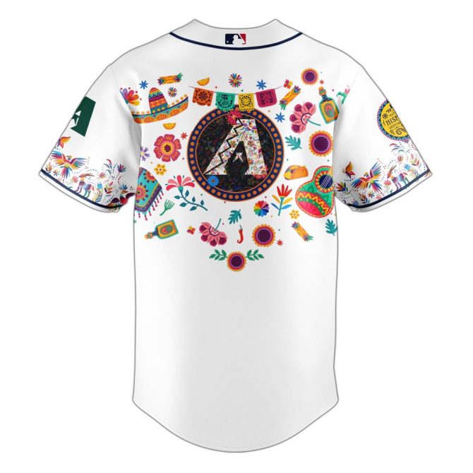 D-Backs Hispanic Heritage Jersey - Celebrate Culture In Style! Limited Edition Mlb Apparel - Image 3