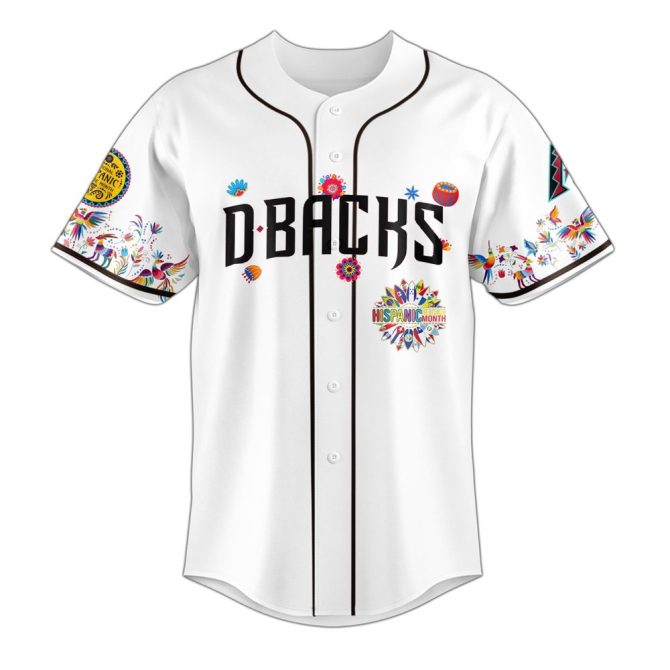 D-Backs Hispanic Heritage Jersey - Celebrate Culture In Style! Limited Edition Mlb Apparel - Image 2