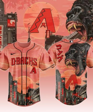 D-Backs Gorilla Roar Baseball Jersey – Bold Graphic Tee For Fans