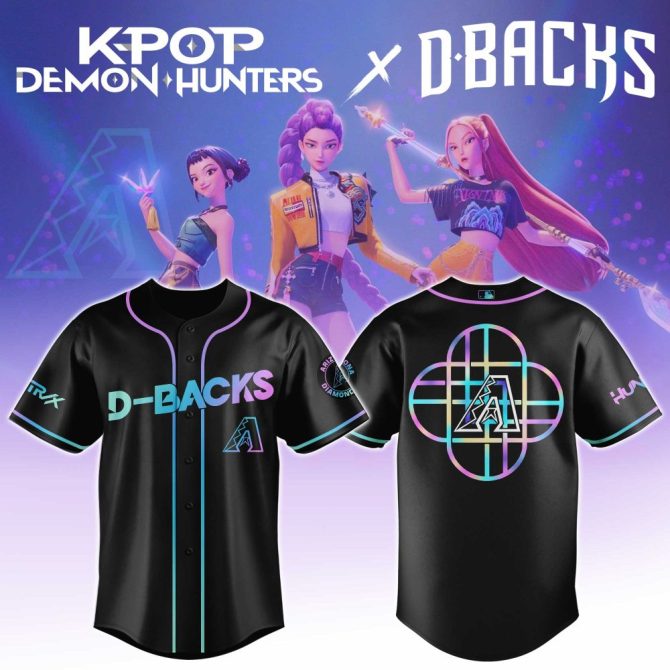 K-Pop Demon Hunters X D-Backs Limited Edition Jersey – Stylish & Unique Fan Gear