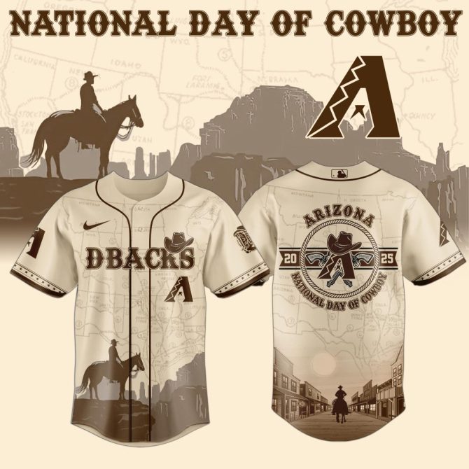 Arizona Cowboy Day Baseball Jersey – Limited Edition Dbacks Western Style