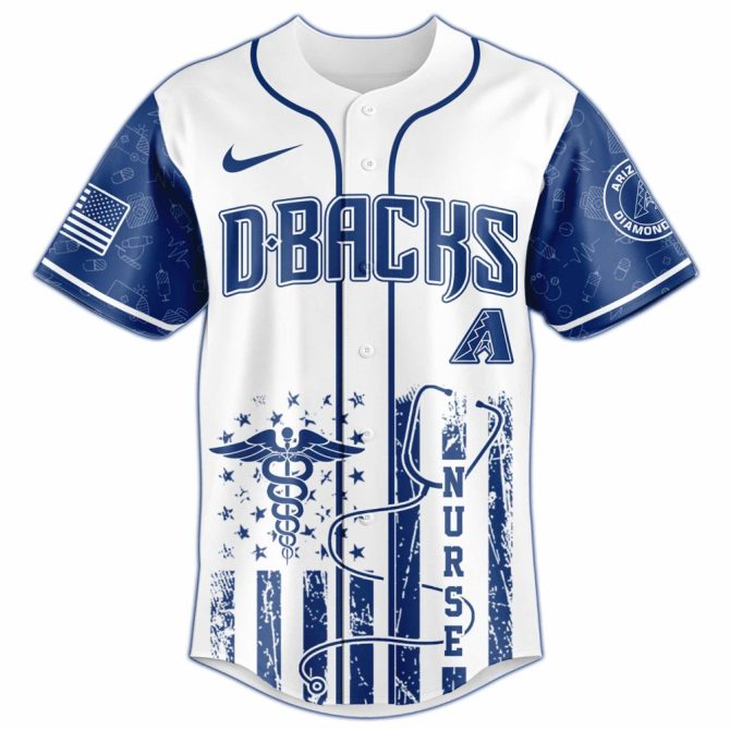 D-Backs Nurses Night 2025 Jersey - Limited Edition Support For Healthcare Heroes - Image 2