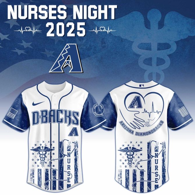 D-Backs Nurses Night 2025 Jersey - Limited Edition Support For Healthcare Heroes