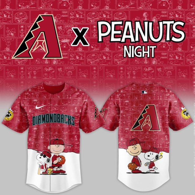 Limited Edition Diamondbacks X Peanuts Jersey – Celebrate In Style!