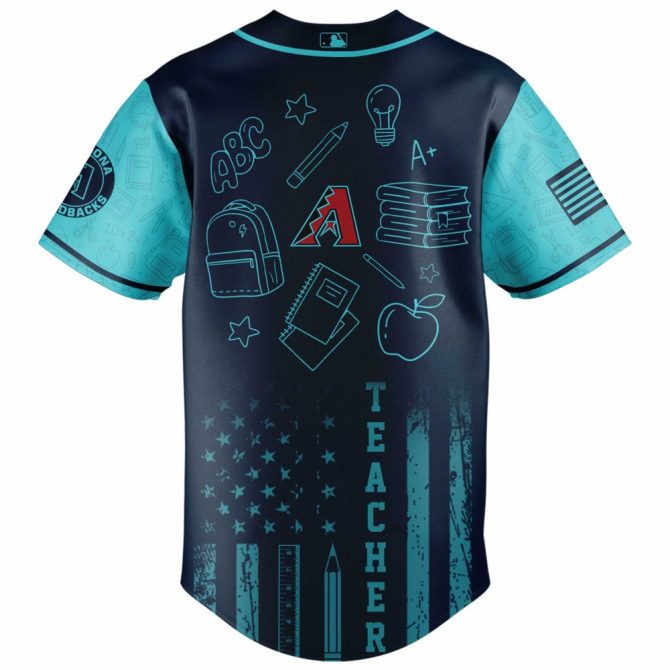 Celebrate Teachers: D-Backs Themed Jersey – Perfect Gift For Teacher Appreciation! - Image 3