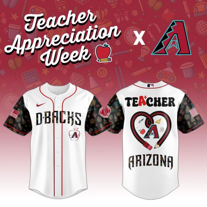 Celebrate Teacher Appreciation Week With D-Backs Jersey - Limited Edition Gift!