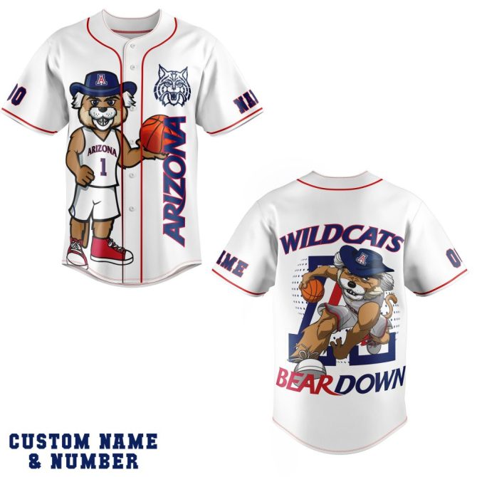 Customizable Wildcats Jersey - Personalized Name & Number - Perfect Gift For Fans!